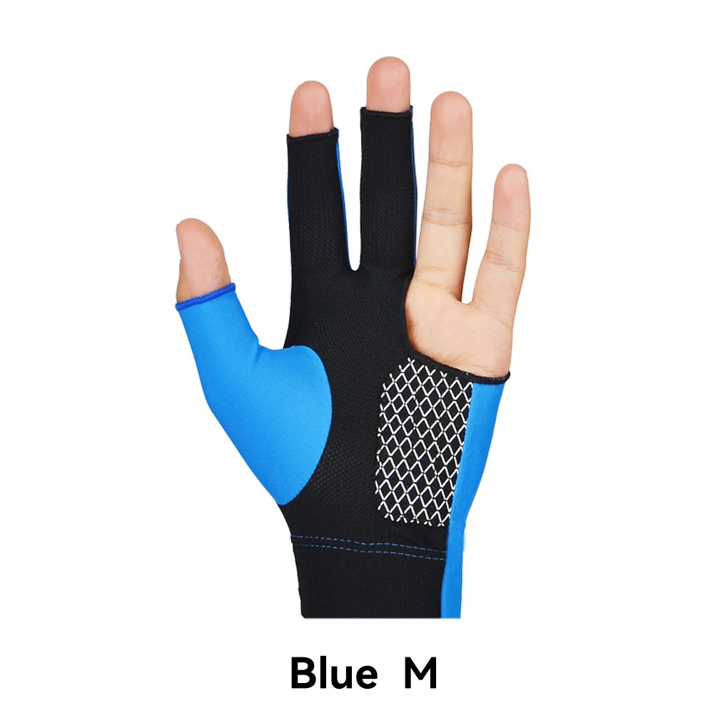 

BOODUN Billiard Pool Ball Shooters 3 Fingers Breathable Soft Anti-slip Non-slip Sports Lycra Gloves