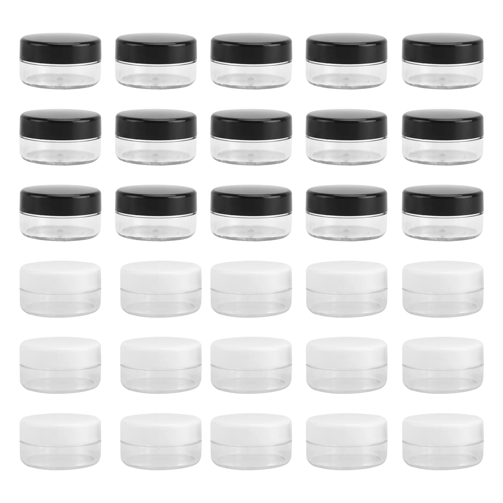 

30pcs PP Material Containers Travel Boxes Face Cream Boxes Mini Size Lightweight Subpacking Bottles Skincare Tools