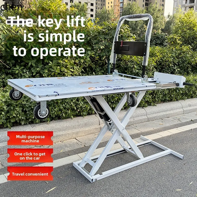 

ZML electric hydraulic lift trolley flatbed truck tool handling lift truck