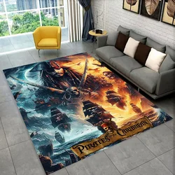 2025 New Pirates of The Caribbean Jack Johnny Depp Gift Carpet Rug for Bedroom Living Room Home Sofa Decoration,Decor Floor Mat
