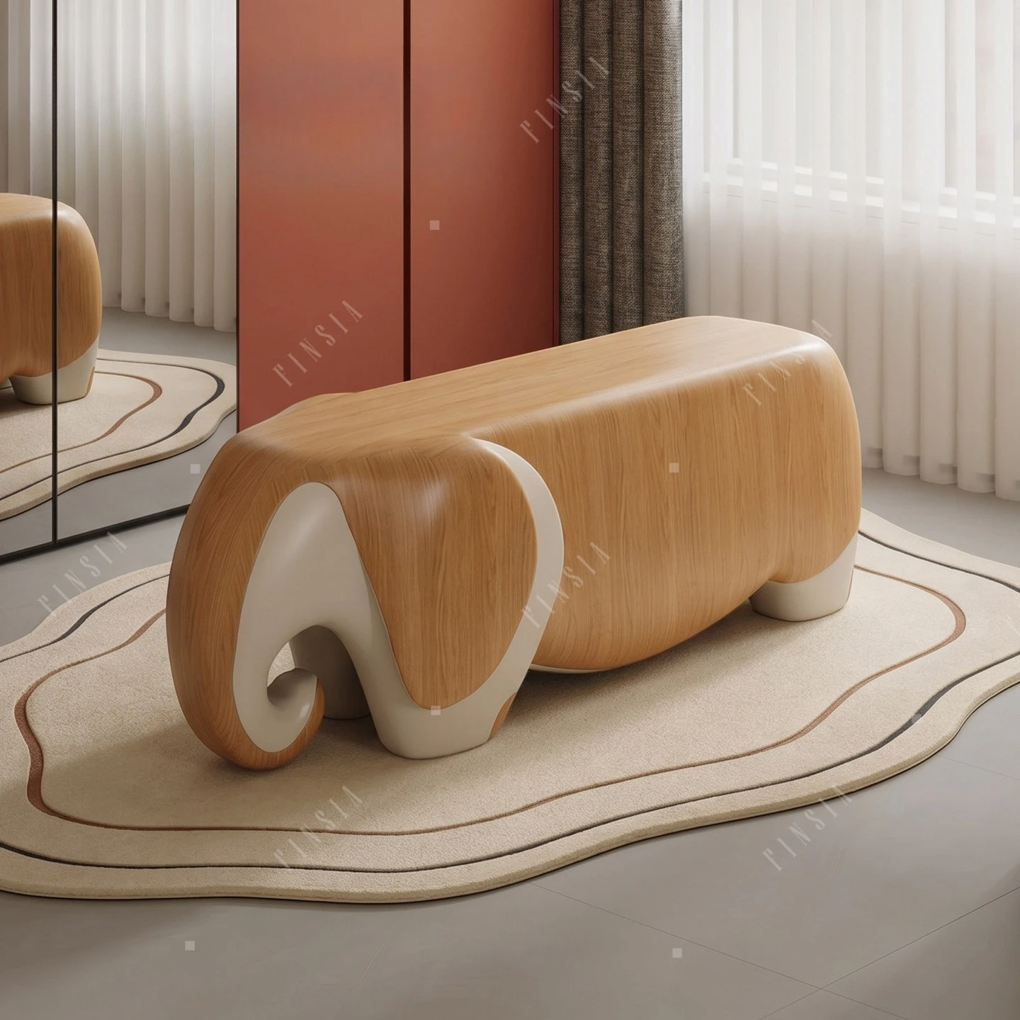 Household shoe changing stool model room Hotel sales office Shopping mall Leisure stool