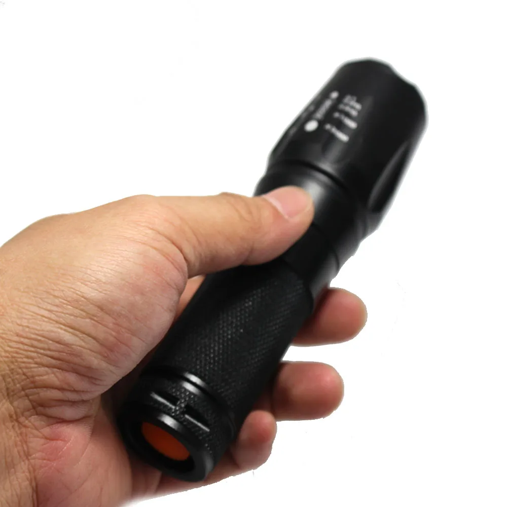 IR Zoomable zoom Led Flashlight Hunt IR 850NM Infrared Light Night Vision Torch Rechargeable Lampe Torch +26650 Battery charger