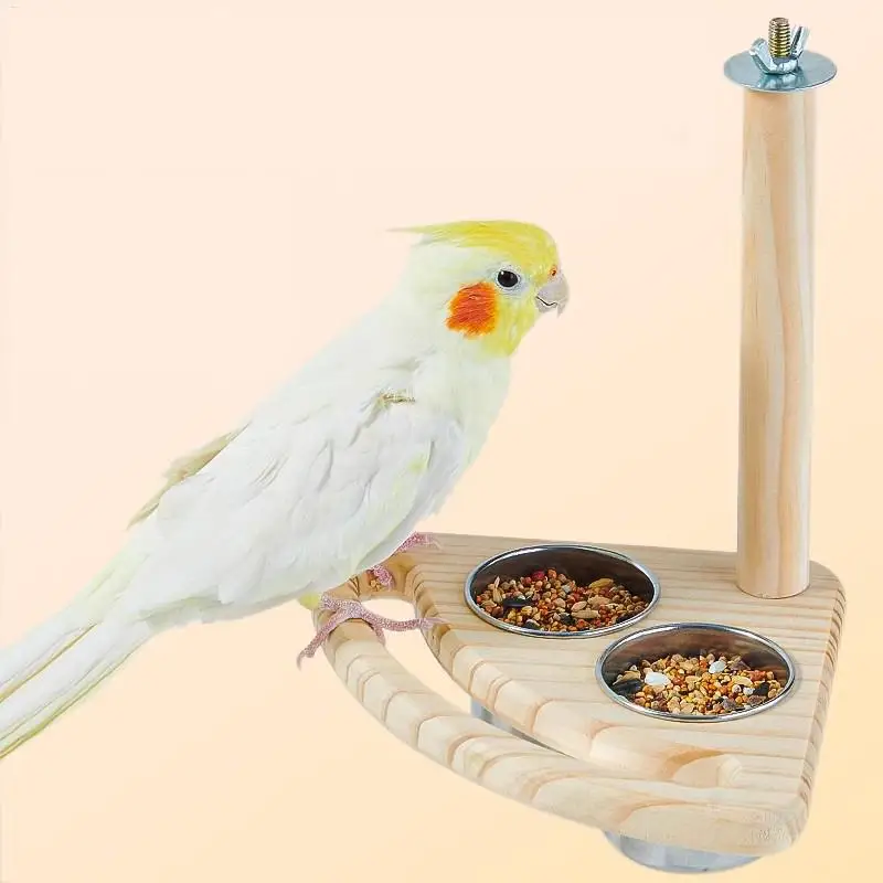 

Hanging Bird Feeder and Waterer Splash-Proof Bird Food Bowl Food Container Drinker for Parakeet Canary Cockatiel Parrot Finch