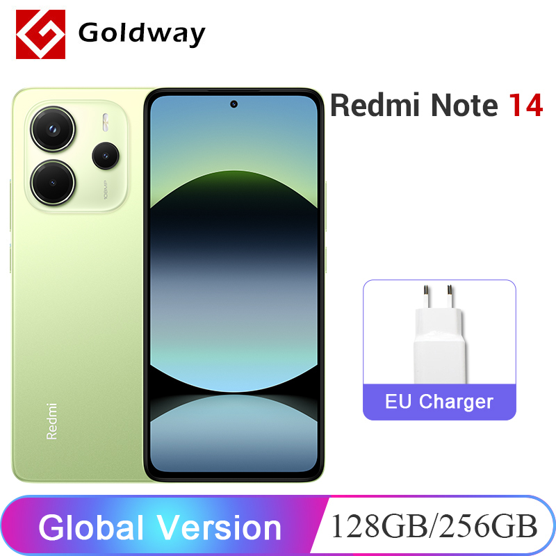 【World Premiere】Global Version Xiaomi Redmi Note 14 MediaTek Helio G99-Ultra 108MP AI Camera 5500mAh 6.67" 120Hz AMOLED Display