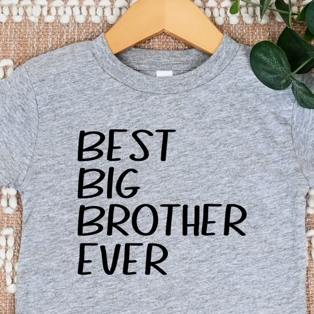 Best Big Brother Ever T Shirt Pregnancy Announcement Reveal Finally Bro Boys