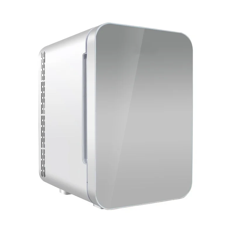 20L Portable Beauty Refrigerator Large Capacity Tempered Mirror Dormitory Mini Ice Maker New Large Capacity Beauty Refrigerator