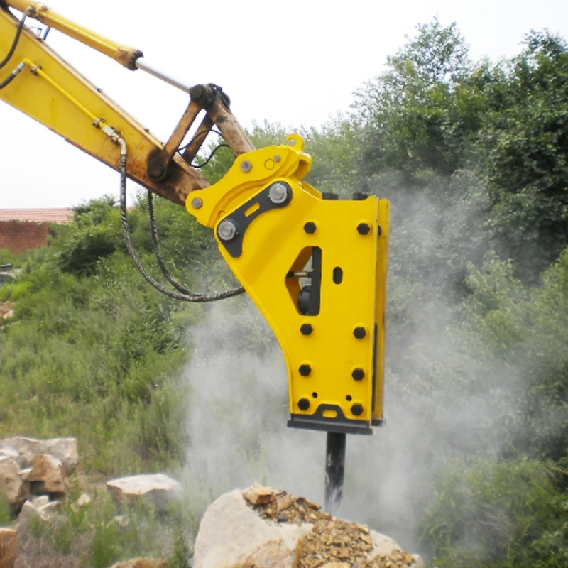 YG 2 Ton Excavator Rock Breaker Price High Efficiency Excavator Attachments Hydraulic Stone Breaking Crushing Hammer Equipment