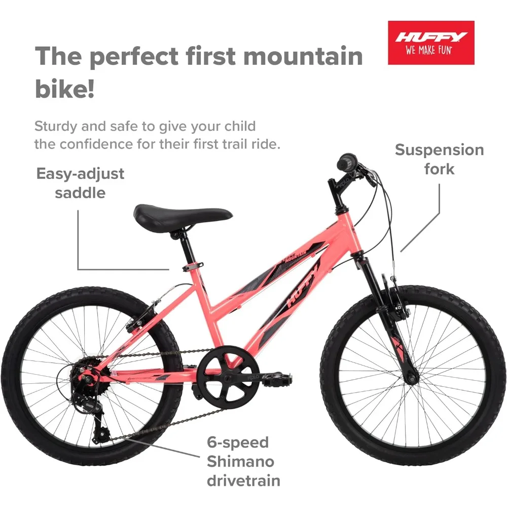 Stone Mountain Hardtail Mountain Bike for Boys/Girls/Men/Women, 24