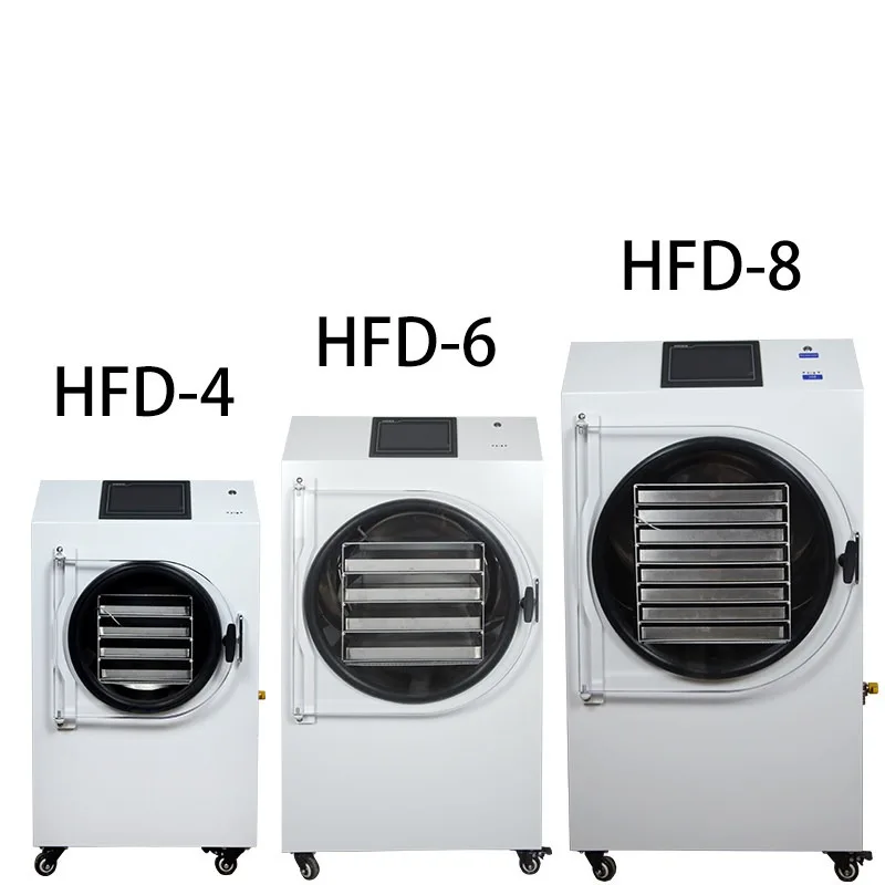 Popular Small Food Freeze Drying Machine Freeze Dryer with Vacuum Pump for Drying Candy Vegetable Fruit Pet Food