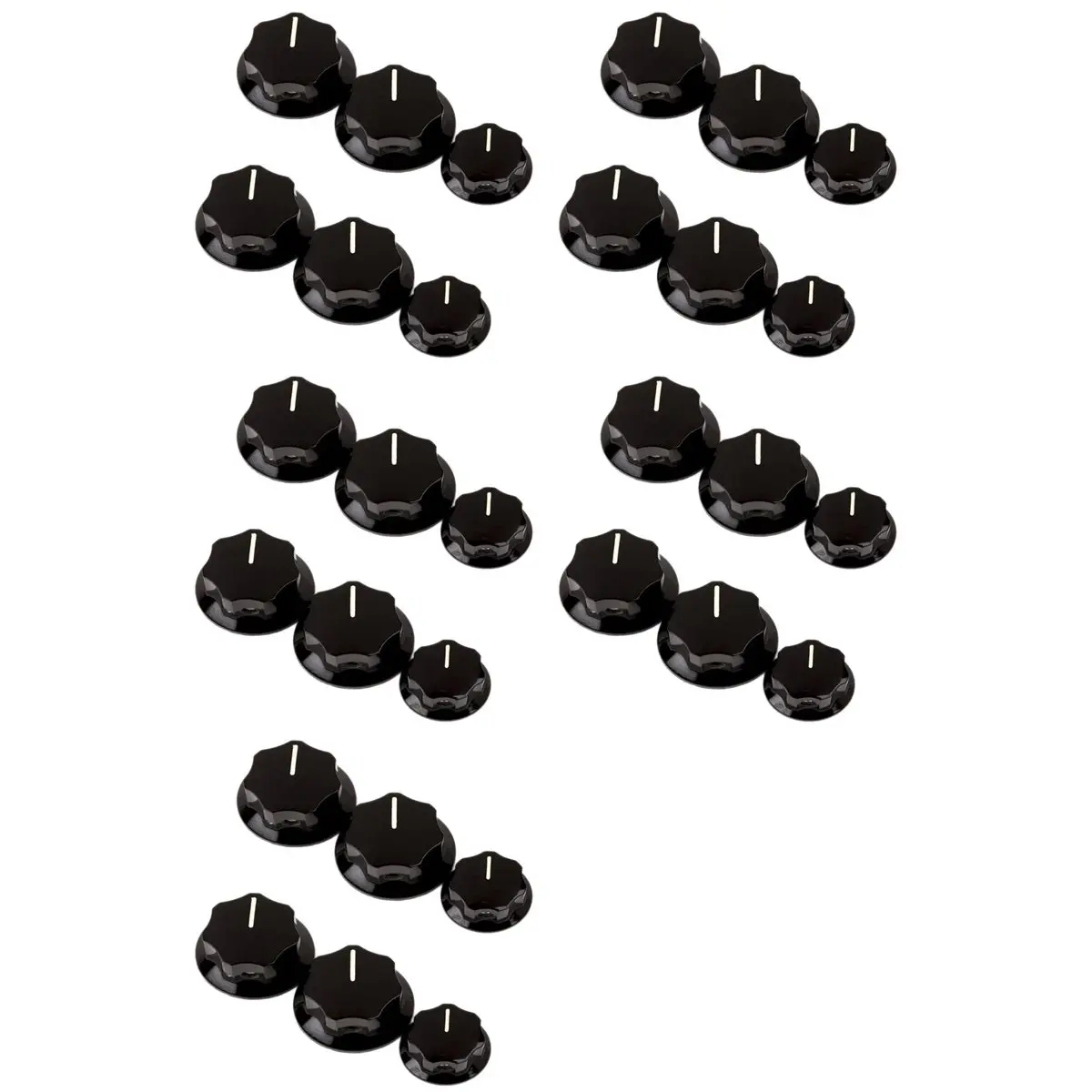 TUREBG 30Pcs Control Knob Volume Audio Control Knobs for Jazz Bass Electric Guitar Parts view 4