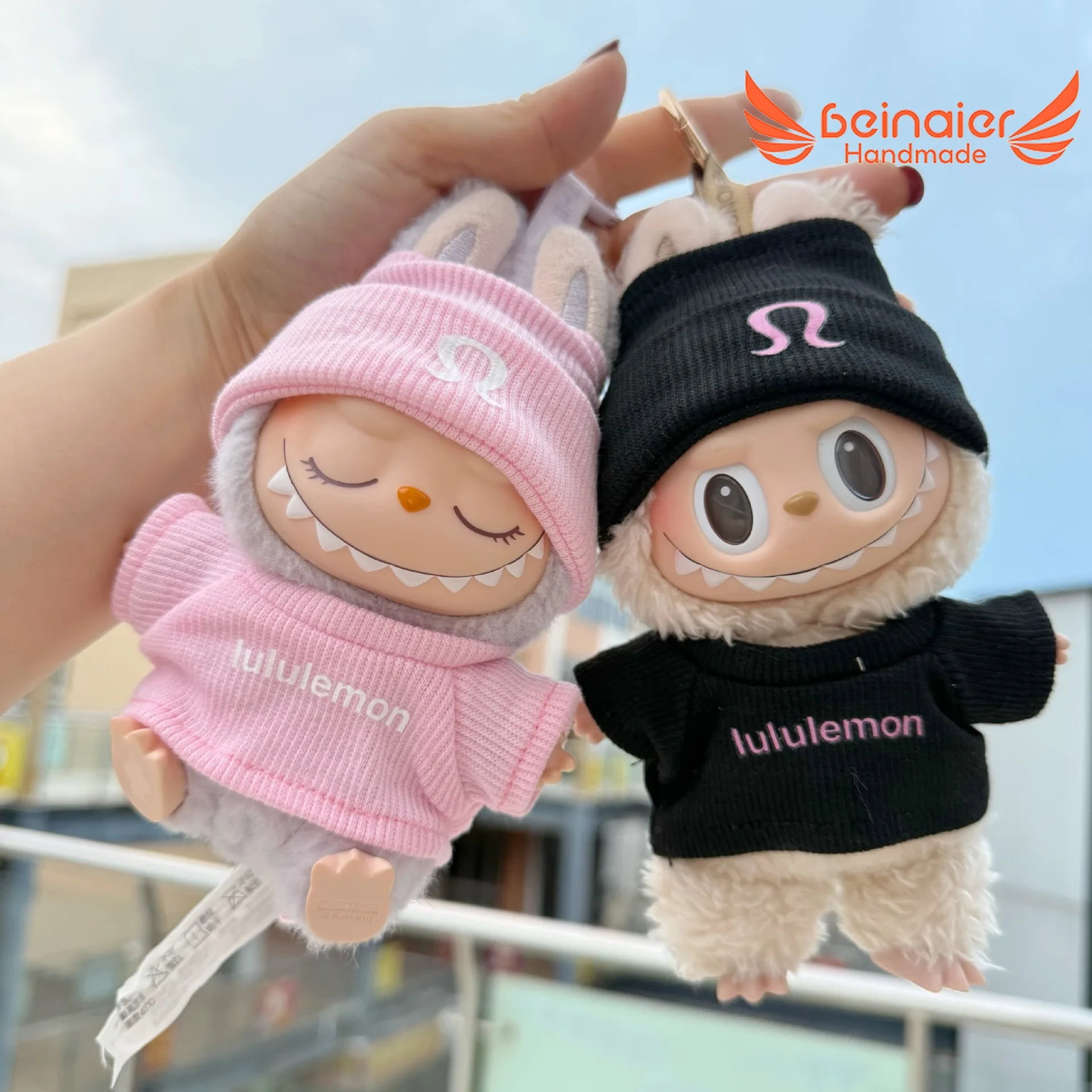 

Beinaier Handmade clothes for LABUBU trendy casual suit elastic cap