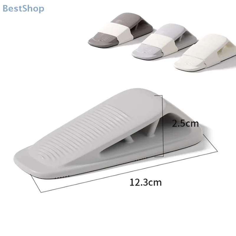 Rolhas de porta de silicone, fechos de porta anticolisão, fechaduras de porta, à prova de vento e fixas, retráteis e sem perfuração.