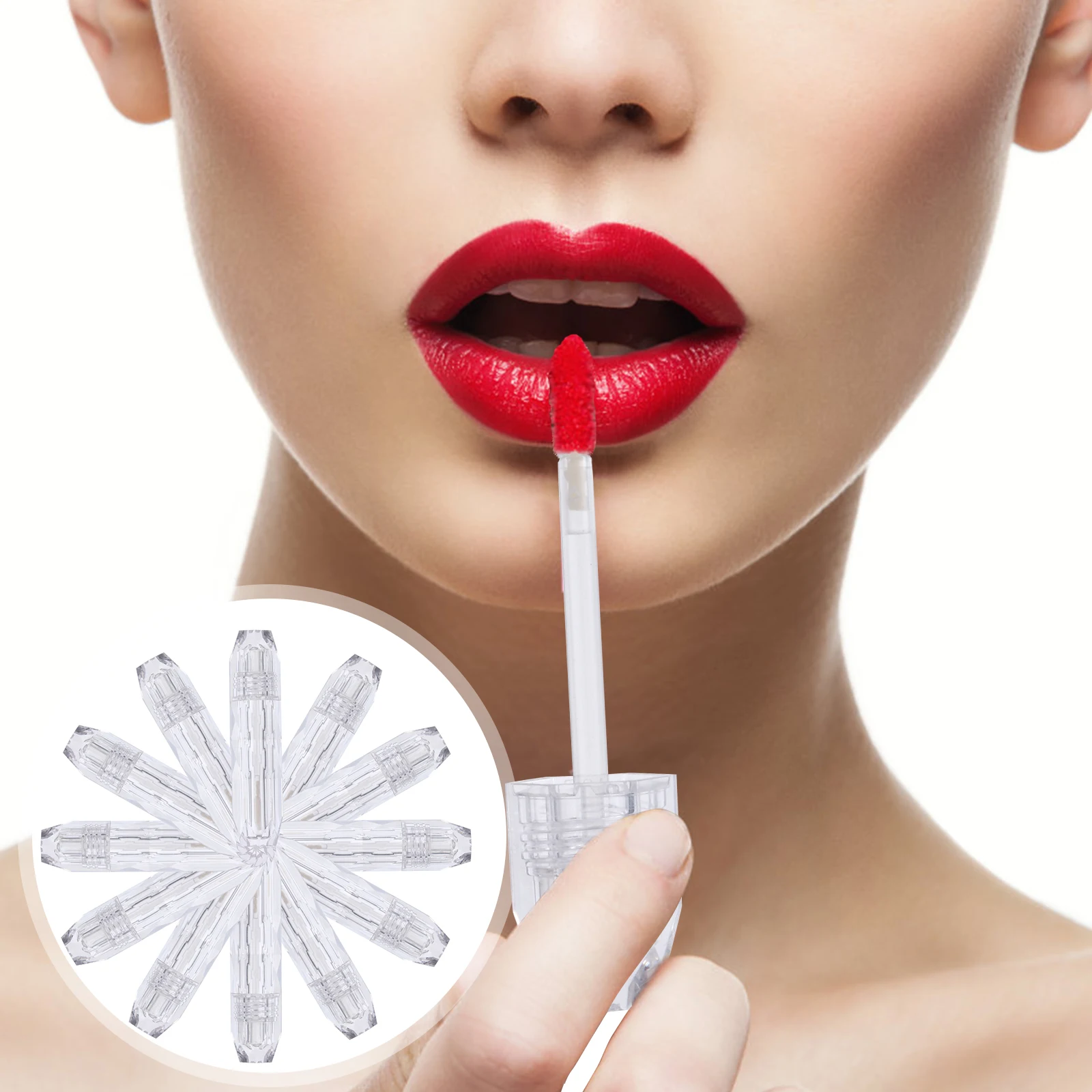 

15pcs 2 5ml Clear Gloss Tubes Empty Containers Travel Size Leak Proof Durable Plastic Refillable Lip Color Bottles