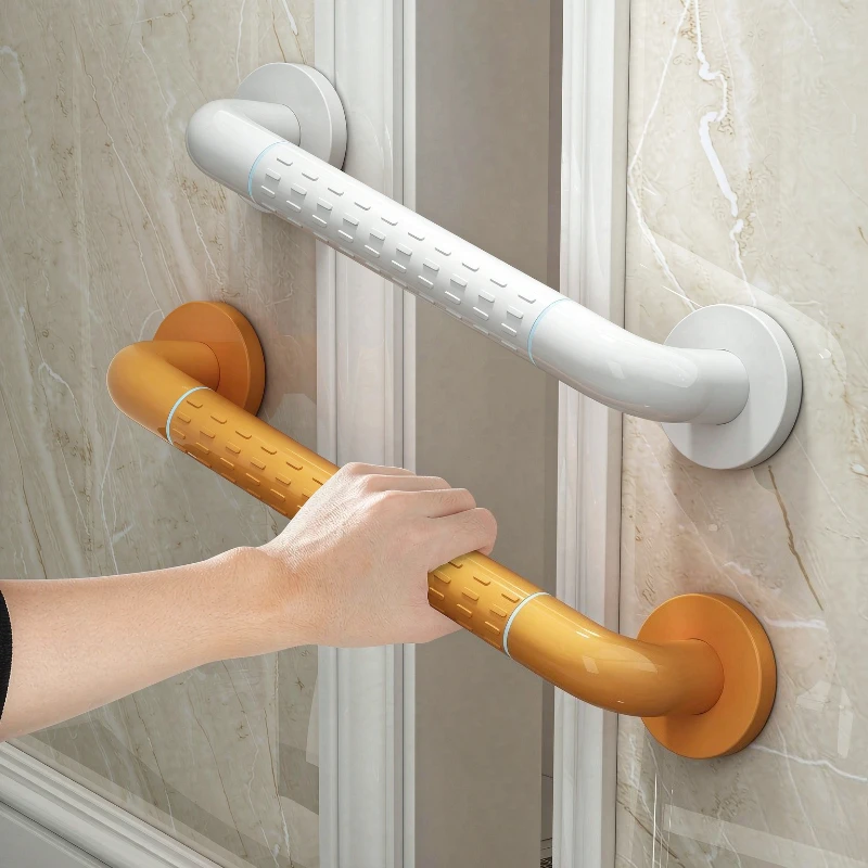 30cm 304 Stainless Steel Bathroom Grab Bar Yellow Reinforced Anti Slip Safety Handrail for Seniors Toilet Shower Home 욕실 안전 손잡이