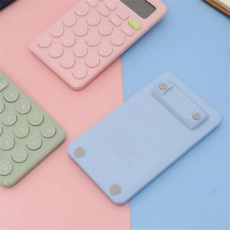 Calculator Learning Office Calculator Accounting Mini Portable 8 Display Large-screen Calculator Fashion Candy Color