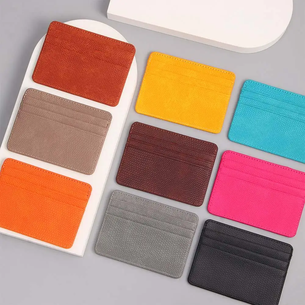 Unisex Lizard Texture Money Pouch Wallet Card Holder ID Card Case Credit Card Holder