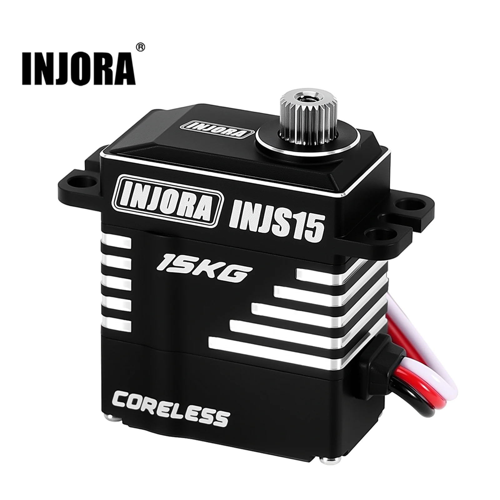 

INJORA INJS15 15KG Coreless High Torque Micro Servo for 1/18 1/24 RC Crawler