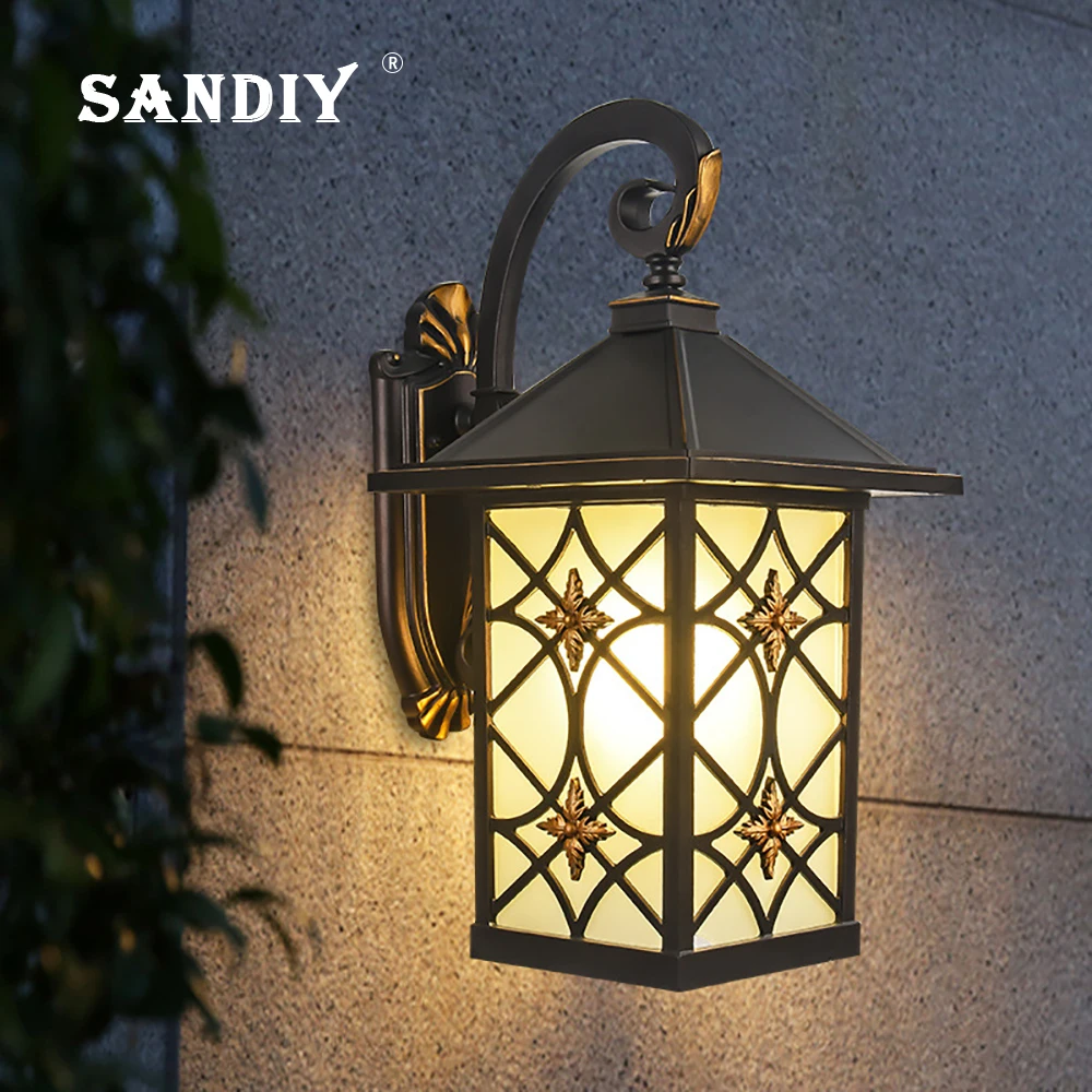 

SANDIY Outdoor Waterproof IP55 Wall Lights Exterior Wall Lights Villa Corridor Patio Balcony Lights Garden Gate Exposed Lamps