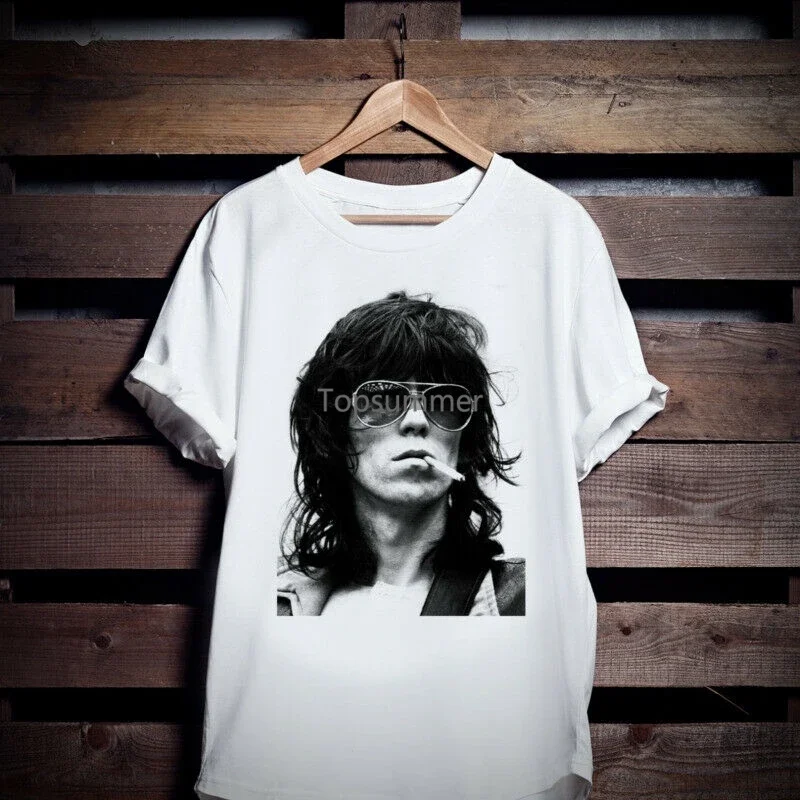 Keith Richards Young T Shirt The R0Lling St0Nes Rock N Roll Tees Vintage Music