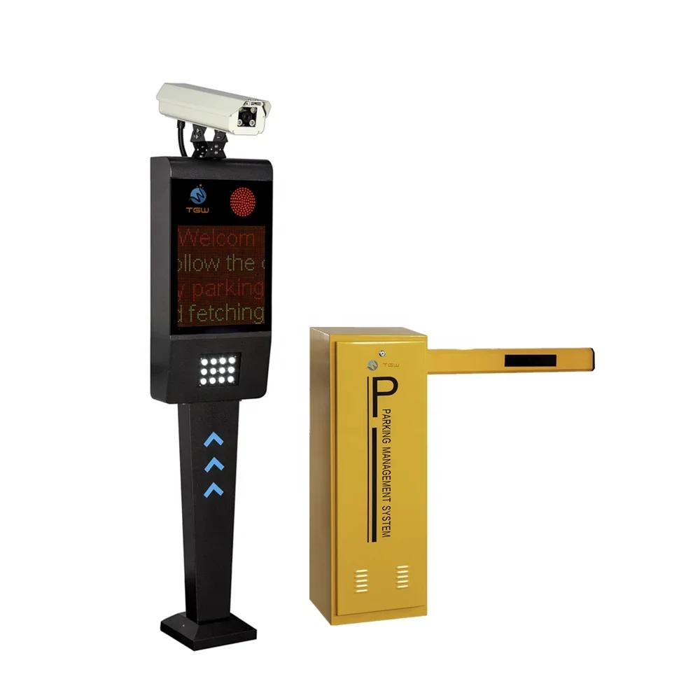 LPR/ ANPR Traffic Camara Vehicle License Plate Recognition Software with Automatic Gate Parking Barrier