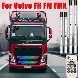 For Volvo Trucks FL FE VM FM FMX FH16 series Grille decorative lamp Sun visor color streamer lamp Night travel warning light 24V