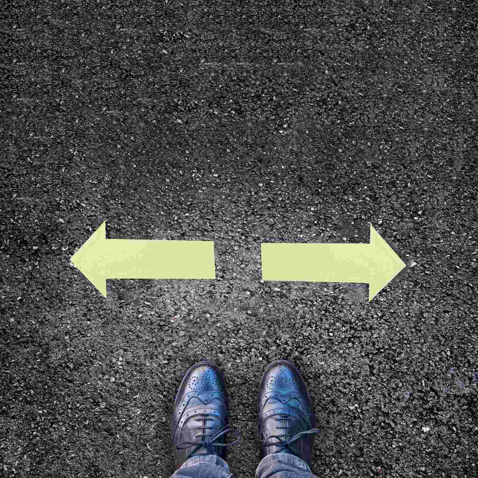 2 ชิ้น Arrow สติกเกอร์กาวป้ายทิศทางการจราจรสัญญาณความปลอดภัยแผนที่ลูกศรป้ายสติกเกอร์ไวนิลชั้น Decals