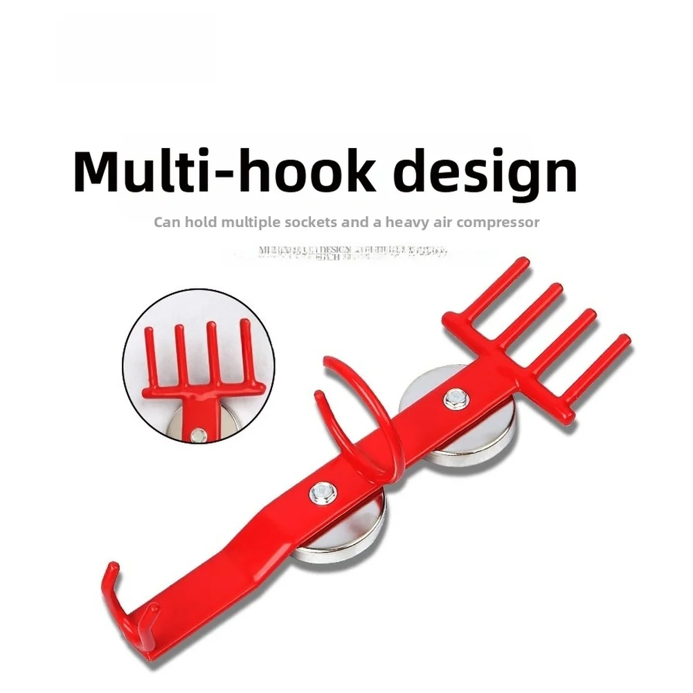1Pcs Magnetic Tool Holder FOR IMPACT  Wrench Socket Organization Wrench Organizer Strong Hook With Multi-Hook Tool Rack