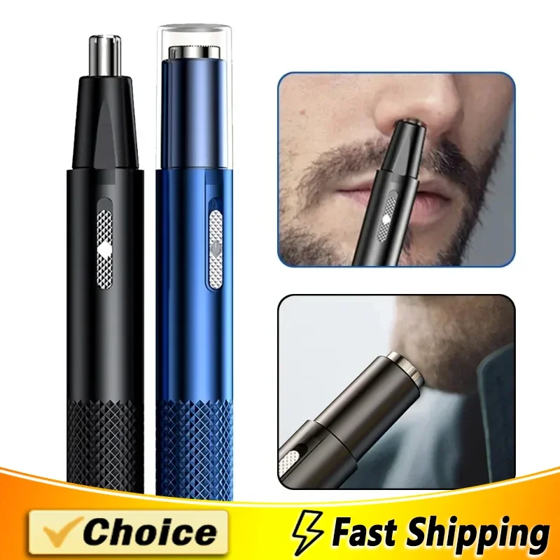 Electric Nose Hair Trimmer Machine Men Nose Hair Shaver Clipper Shaving Cutter Tool Portable Automatic Nose and Ear Trimmer