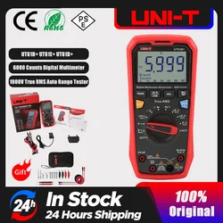 UNI-T Digital Multimeter UT61E Plus Series True RMS 1000V Auto Range Handheld Professional Tester Voltmeter multimeterAC/DC