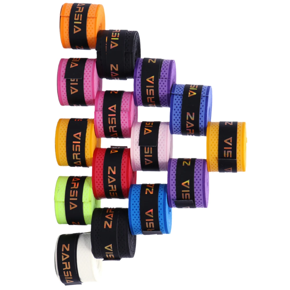 60 Pieces  Tennis Badminton Racket Overgrip Pressure Point Raquet Grips Dry Anti-skid Sweat Absorbed Wraps