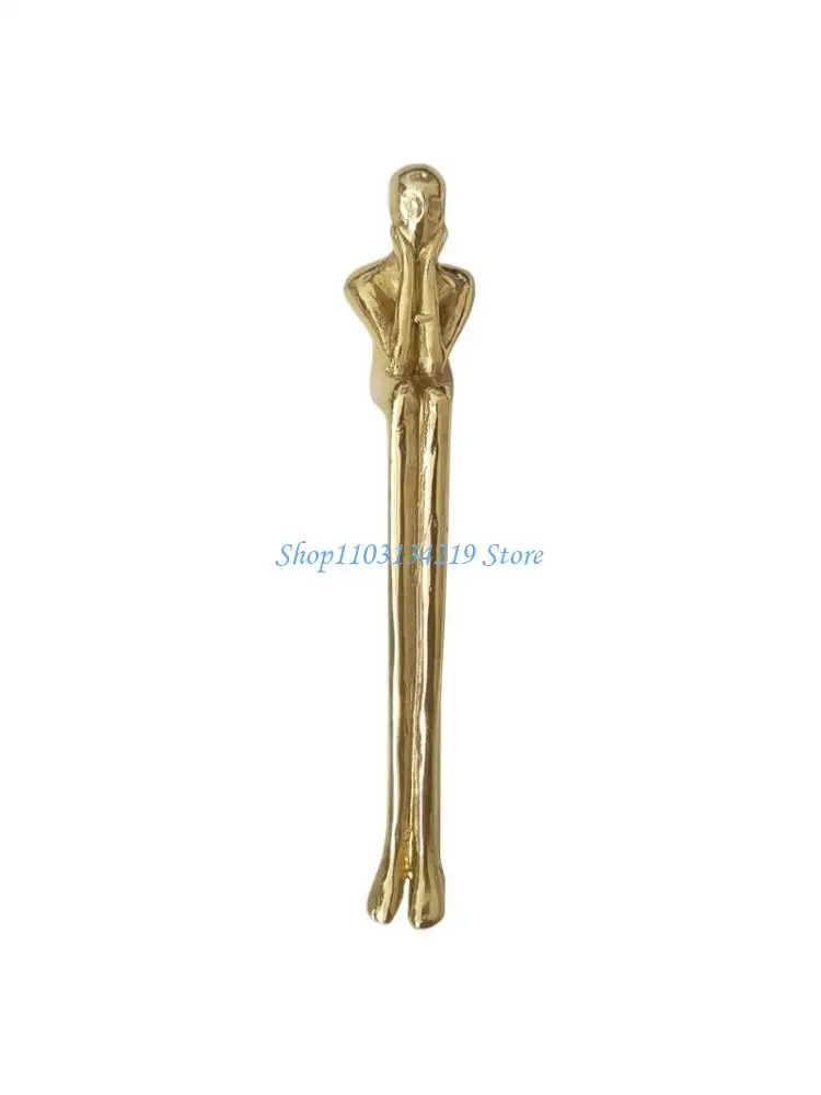 N5KC Stainless Steel Door Handle for Interior Doors Bedroom Kitchen Door Pulls Handle