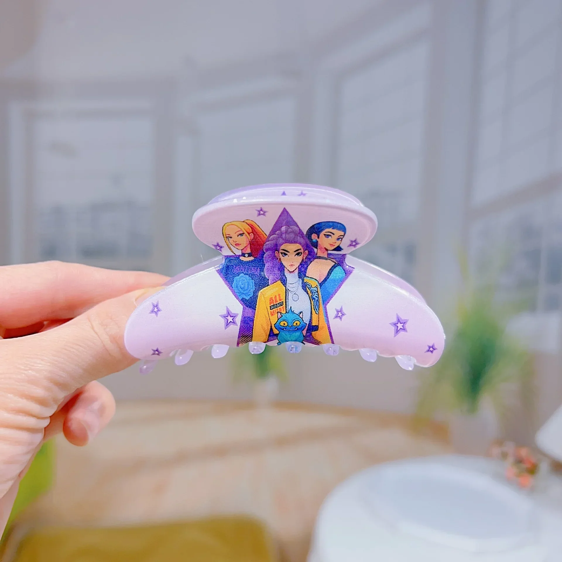 2026 HOT Neue Anime-Haarspangen „Jagdhexengruppe“ Krallenklammern Niedliche Plastik-Haaraccessoires Stilvolle Geschenke für Kinder und Mädchen – Detail 6