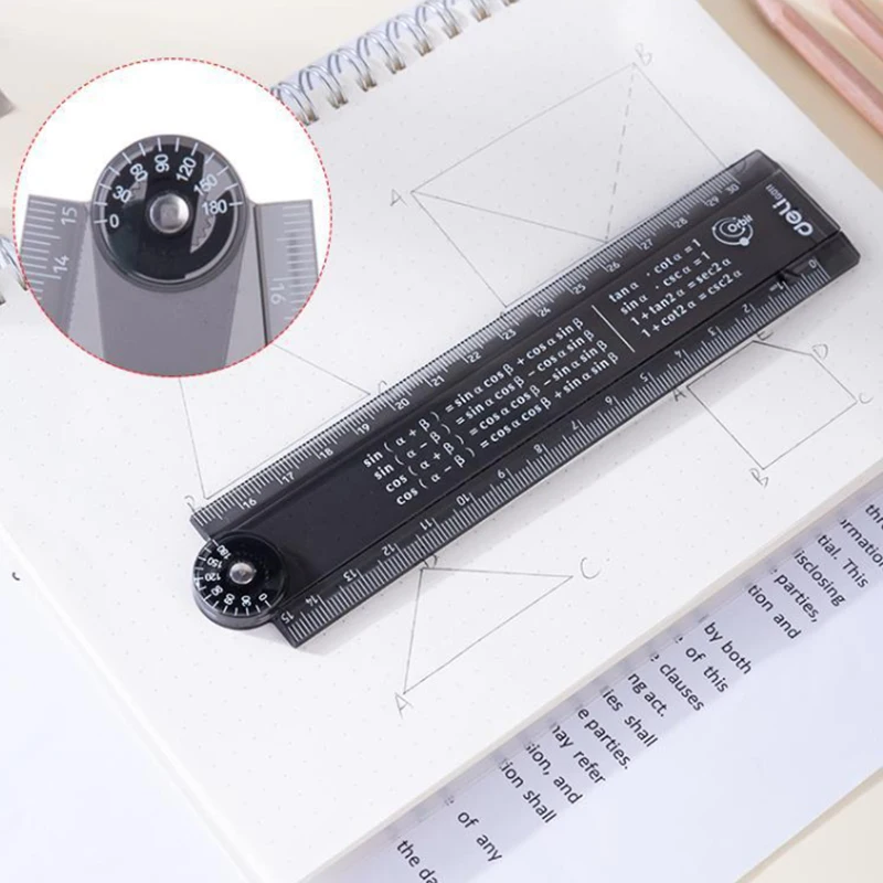 ไม้บรรทัดพับได้สำหรับเด็กเครื่องเขียนน่ารักนักเรียนไม้บรรทัดเครื่องใช้สำนักงานของนักเรียน30ซม.