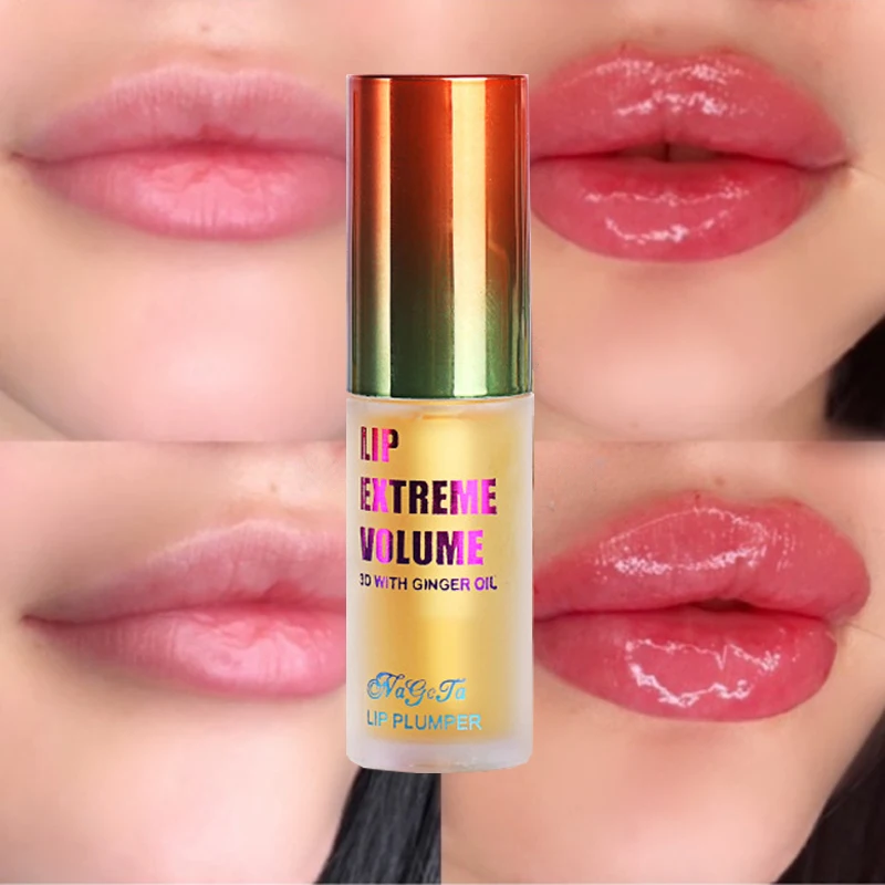 Lang anhaltende Lippen praller Öl Serum Instant volumisie rende Essenz Öl Reparatur Lippe feine Linien sexy Lippen balsam erhöht die Elastizität