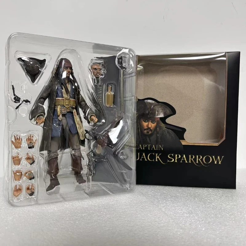 Pirates Of The Caribbean 5 Jack Sparrow Johnny Depp Dead Men Tell No Tales Articulated Boxed Action Figure For Adult Collectors - view 6