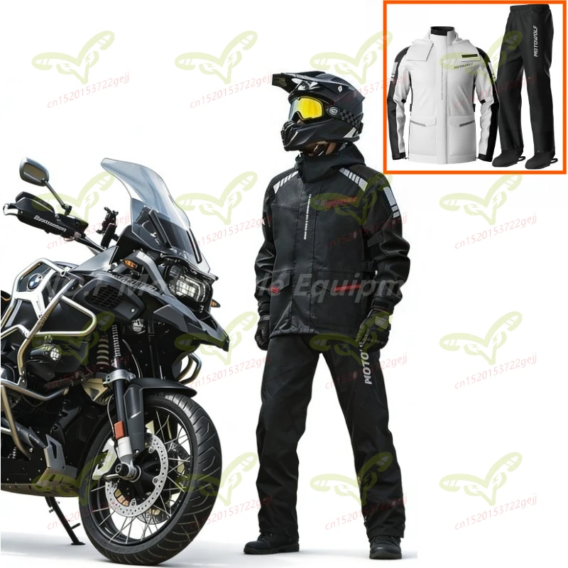 

Мотоциклетная одежда Motowolf: дождевик для езды на мотоцикле, велосипеде и пеших прогулках, удобное снаряжение для мотоциклистов