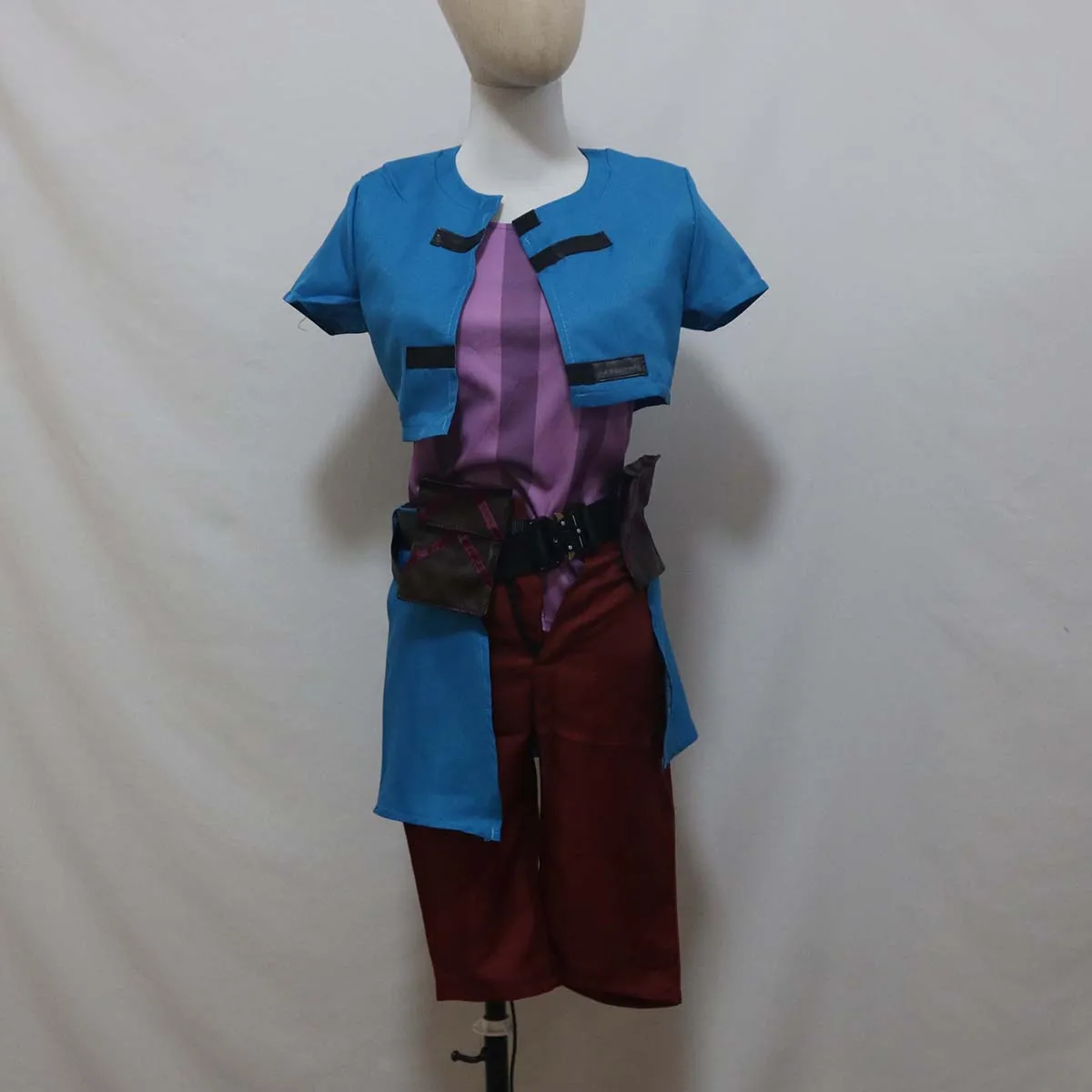 أزياء الهالوين League of Legends Arcane Jinx التأثيرية أو شعر مستعار