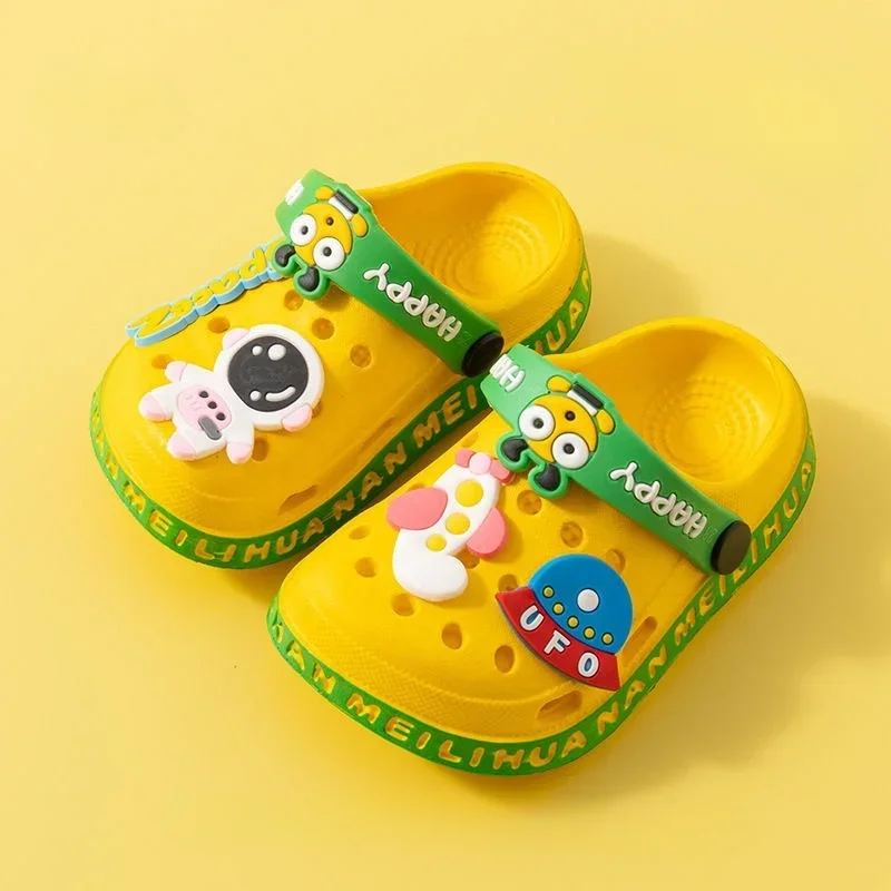 Estate bambini neonato cartone animato carino neonata scarpe bambini pantofole sandali suola morbida Comfort morbido antiscivolo bambino all'aperto