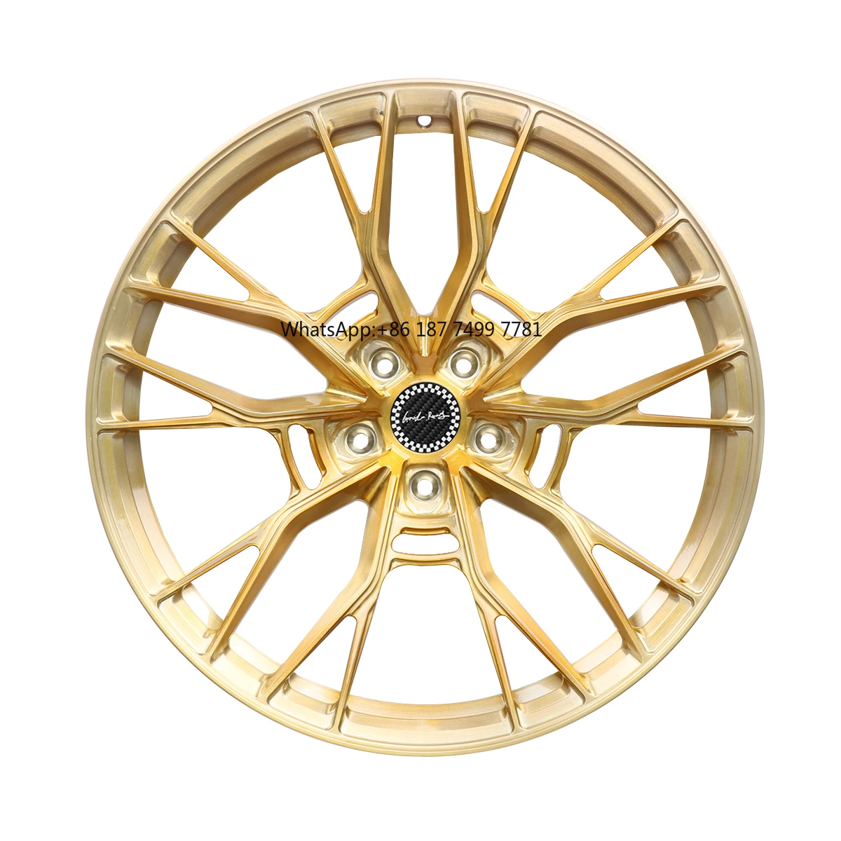 

Golden Chrome Forged Luxury Wheels - OEM+ 19-22 Inch Fitment for., . & .(5x112, 5x130 PCD)