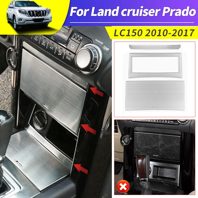 

Для 2010-2017 Toyota Land Cruiser Prado 150 аксессуары для декоративной модификации интерьера Центральная панель коробки передач Lc150 Fj150