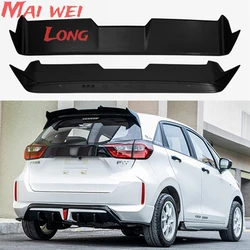 For Honda Jazz Fit Spoiler 2020 2021 2022 2023 High Quality ABS Material Car Rear Wing Primer Color Rear Spoiler