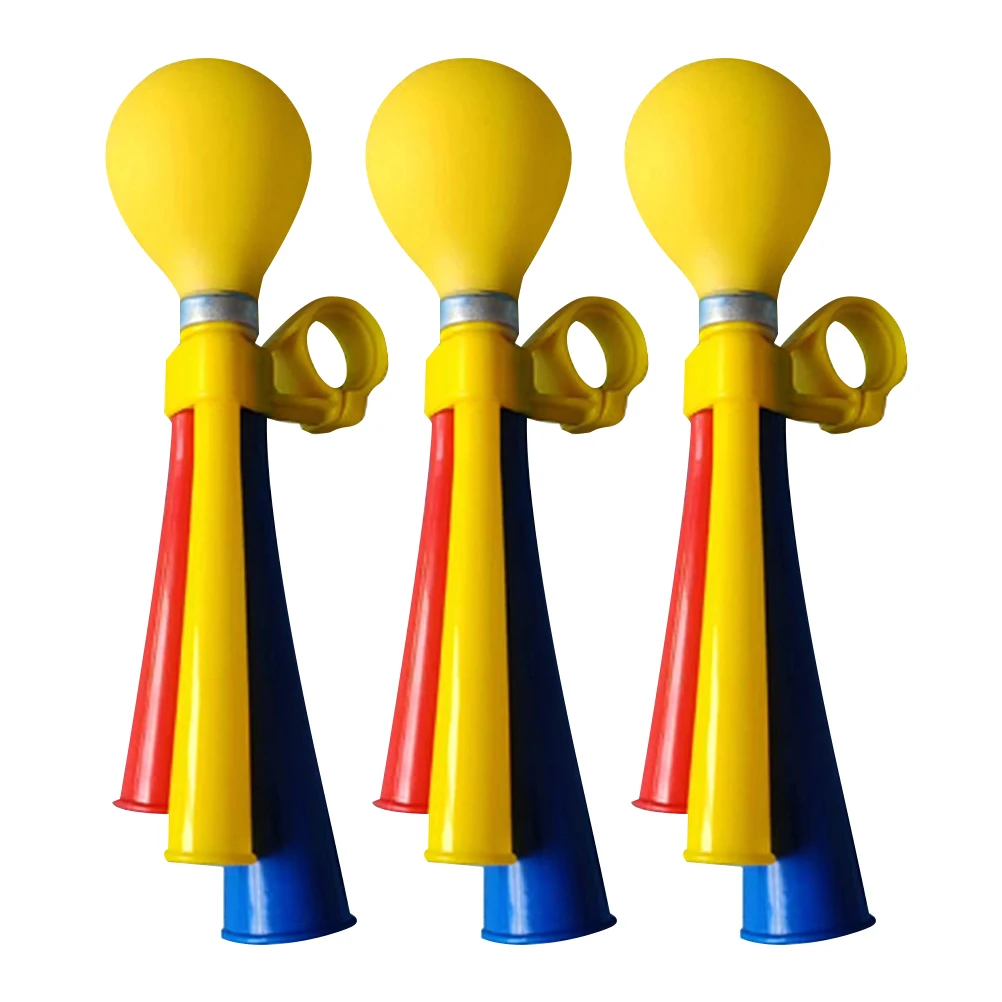 

3pcs Bicycle Handlebar Reusable Retro Bike Air Horns Durable Outdoor Cycling Horns For Road Mountain Folding Bikes Professional