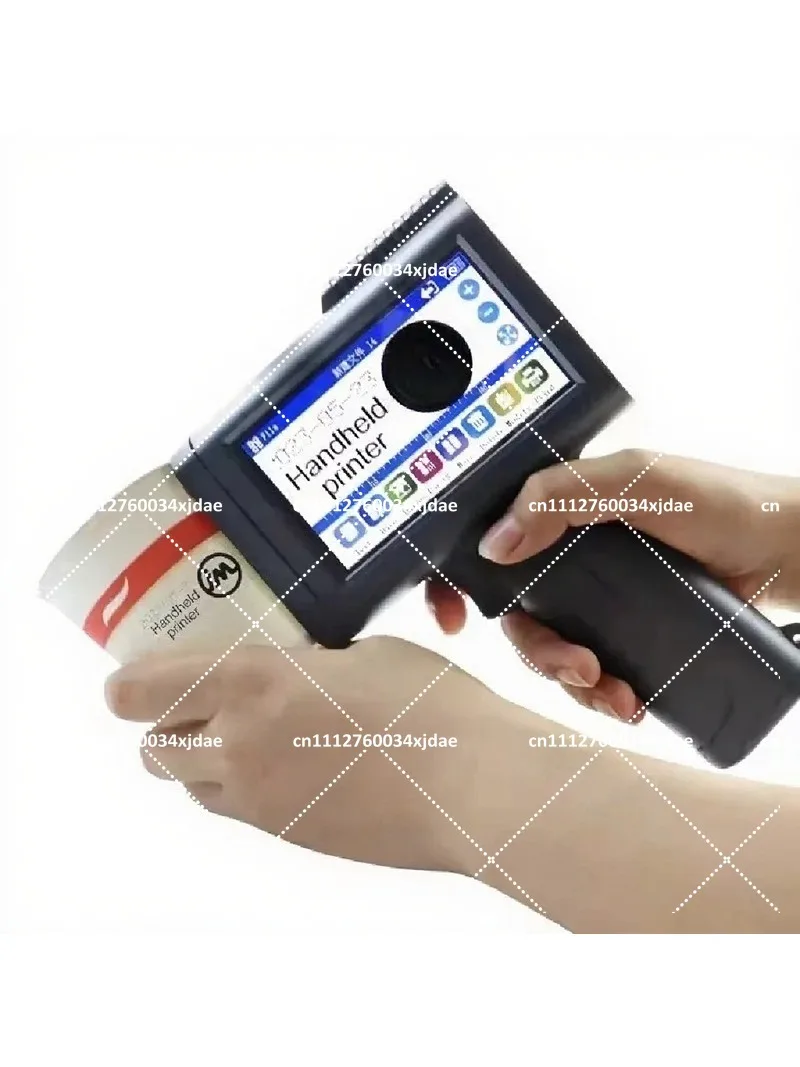 M10 Portable Handheld Inkjet Printer Expiry Date Batch Coding Machine Barcode Printer Small Handheld Inkjet Coder
