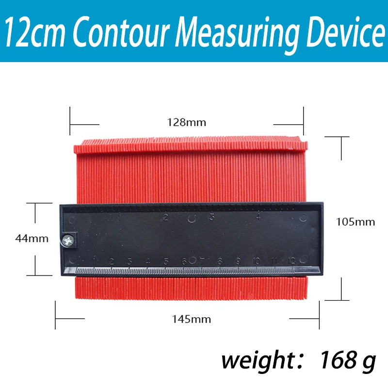 Contour Gauge Duplicator Ceramic Tile Carpet Cutting Template Profile Measuring Angle Ruler Contour Duplicator Woodworking Tools