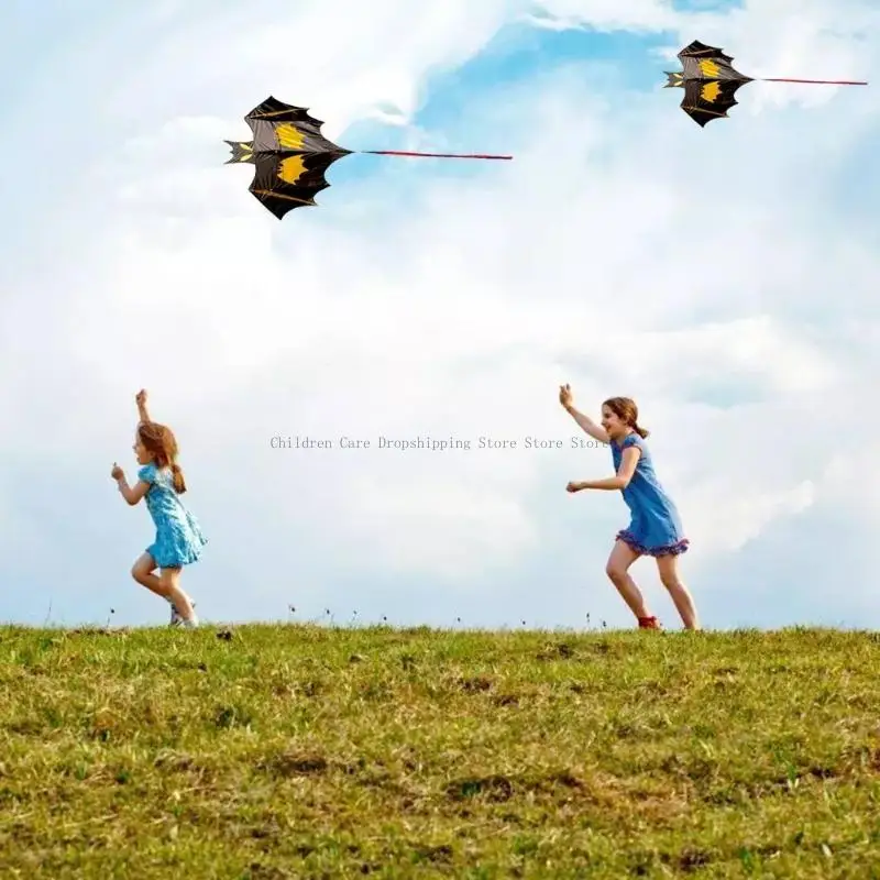 Leicht zu fliegende Spielzeuge, Fledermaus, Drachen, Stimulation, Kleinkindspiele, Windfederschlüssel