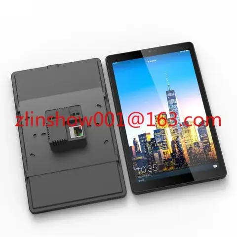 Android 11 os flush mount poe tablet smart home 8 inch 10inch  in wall tablet with rj45 port