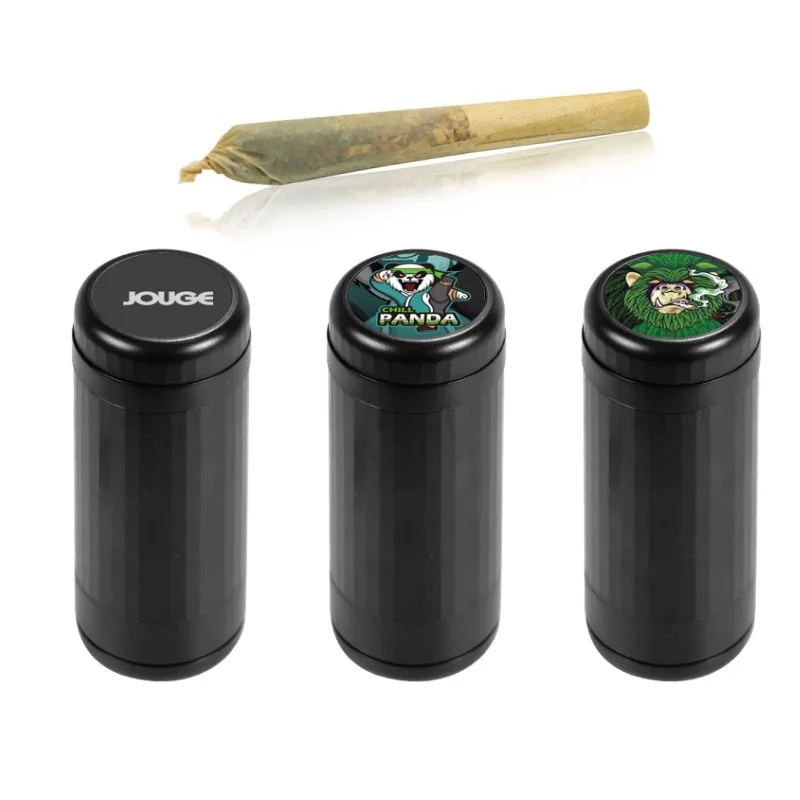 EVIL Manual Dry Herb Grinders for Smoking Rolling Paper Automatic Filling Tobacco Horn Tube Cigarette Maker DIY Pipe Accessories