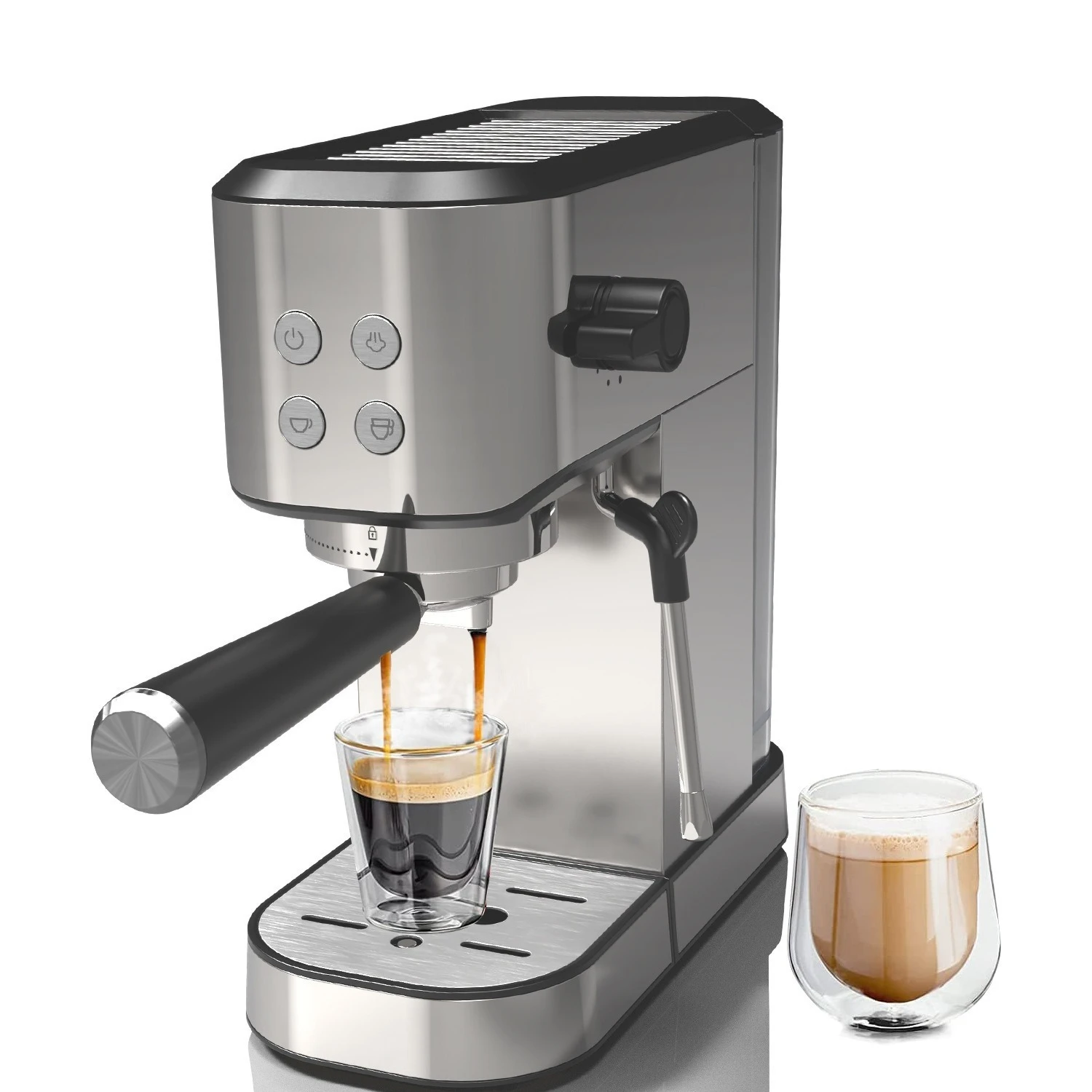 Household Semi-automatic Integrated Italian Concentrated High Pressure Extraction Milk Foam 5020 Coffee Machine Steam