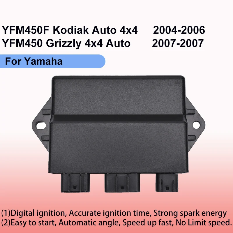 

Motorcycle Digital Ignition CDI ECU Igniter Starter Ignitor For Yamaha YFM450F Kodiak Auto 4x4 Grizzly 4x4 Auto 5ND-85540-10