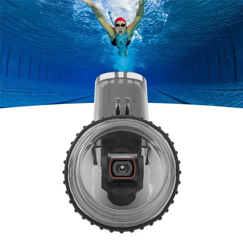 Cámara deportiva, funda impermeable, carcasa de buceo subacuática de 60M con cordón de repuesto para cámara de acción DJI Osmo Pocket 2